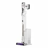 Shark Detect Pro Aspirateur Sans Fil, Système d'auto-vidage 2L, Léger, Flexible, Anti-emmêlement de Cheveux avec Outil de Dépoussiérage et de recoins, Autonomie jusqu'à 60 minutes, Blanc, IW3611EUN