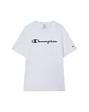 Champion Legacy Man-Big Logo T-Shirt, Blanc (WW001), M Homme