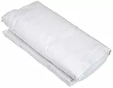 Nuit des Vosges 2094473 Cotoval Drap Housse Uni Coton Blanc 120 x 190 cm