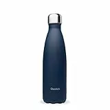 Qwetch - Bouteille Isotherme Originals Bleu Nuit 500ml - 24h Froid et 12h Chaud - Etanche, Sans BPA & Réutilisable - Gourde inox isotherme pour Sport, Voyage, Bureau, Randonnée
