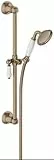 Jacob Delafon - Set de douche Louise - Avec Barre, Flexible et douchette - Design Rétro - Économie d’eau - 53x22x128,90 cm - Finition Bronze - E24364-BCN