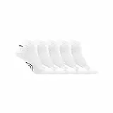 Umbro Chaussette Homme - Lot de 5 - Chaussettes Basses Homme, Anti-Glisse, Blanc, Noir, Taille 39/42
