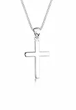 Elli Collier Femme Croix Pendentif Classique en Argent Sterling 925