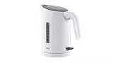 Braun WK 3100 WH Bouilloire | Capacité 1,7 l | 2200 W | Système de cuisson rapide | Filtre anti-calcaire amovible | Grand indicateur de niveau d'eau | Sans BPA | Blanc