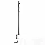 Elgato Master Mount L, pince pour bureau haut de gamme avec perche télescopique jusqu’à 125 cm et filetage 1/4' pour fixer des lumières, caméras et micros, idéale pour streaming, visio et studios