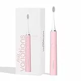 My Variations ® - Brosse à Dents Électrique - Technologie Sonique - 1 Mois d'Autonomie - 5 Modes de Brossage - Minuteur de 2 Min Intégré - Recommandé par les Dentistes - Chargement USB-C - Rose