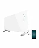 Cecotec Ready Warm 6750 Crystal Connection. Radiateur convecteur design WIFI, puissant et silencieux 2000W. Ecran LED, controle via Smartphone, 2 modes, anti-surchauffe.