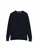 Tommy Hilfiger Pull Homme Structure Col Ras-du-Cou, Bleu (Desert Sky), XXL