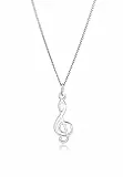 Elli Collier Femme Clef Pendentif Classique en Argent Sterling 925