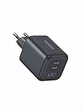 UGREEN 45W Chargeur USB C Rapide iPhone 3 Ports GaN Prise Secteur Compatible avec iPhone 16 15 14 13 12 Plus Pro Max Pixel 9 8 Pro 7a Galaxy S25 S24 S23 S22 Plus Ultra A56 A16 A06 iPad MacBook Air
