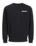 Jack & Jones Crew Neck Jjhawaii Sweat à col Rond, Noir, L Homme