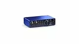 Focusrite Scarlett 2i2 édition anniversaire – une interface audio USB de 2 entrées/2 sorties en édition limitée et tous les logiciels qu’il vous faut pour enregistrer, composer, streamer et podcaster.