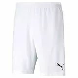 PUMA teamRISE Short, Homme, Puma Blanc- Puma Noir, S