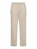ONLY & SONS Onssinus Loose 0007 Pantalon Noos Lin Tissu, Doublure argentée, L Homme