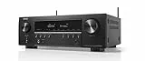 Denon AVR-S660H Amplificateur AV Home Cinéma 5.2 Canaux avec Son 3D, HDMI 8K, Bluetooth, WiFi, AirPlay 2, HEOS Multiroom, Compatible Alexa - Noir
