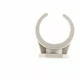 Lot de 10 clips avec chevilles Ø20mm - Gris - Zenitech
