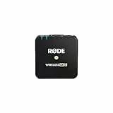 RØDE Wireless GO II TX Émetteur sans fil ultra-compact avec microphone intégré pour la réalisation de films, les interviews et la création de contenu (émetteur seulement)