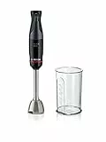 Bosch, mixeur plongeant, ErgoMaster Series 4, moteur 1000 watts refroidi par air, contrôle dynamique de la vitesse, couteau QuattroBlade Pro, accessoires inclus, MSM4B610