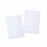 Stof Lot de 2 Gants de Toilette 15 x 21 cm Lylia Blanc