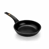 BRA Efficient | Poêle 24 cm, Fonte d’Aluminium avec Revêtement Antiadhésif Platinum Plus sans PFOA, Compatible Tous Feux Dont Induction