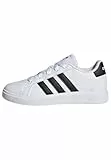 adidas Grand Court Lifestyle Tennis Lace-Up Shoes Chaussures, Cloud White/Core Black/Core Black, 40 EU