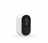 Arlo Essential Caméra de sécurité 2K de 2e génération, caméra sans Fil pour intérieur et extérieur avec projecteur, Audio à 2 Voies, Vision Nocturne en Couleur, Activation de Mouvement, Grand Angle,