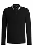 BOSS Hommes Plisy Polo en piqué de Coton avec Logo Contrastant
