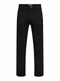 ONLY & SONS Onsmark Regular 0209 Pant Pantalon, Noir, 36W x 32L Hommes