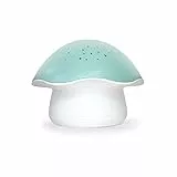 Pabobo Kid Sleep - Projecteur D'étoiles musical Champignon Bleu - veilleuse sommeil nomade bébé & enfants - berceuse + bruits blancs Cry sensor optionnel (réactivation aux pleurs). minuteur intégré