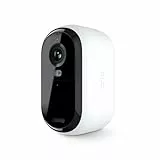 Arlo Essential Caméra de sécurité 2K | Intérieur – Extérieur | 2e génération | Sans fil avec projecteur, audio bidirectionnel, vision nocturne couleur, diffusion en direct, activation de mouvement