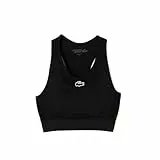 Lacoste Soutien-gorge classique pour femme (1 pièce), Noir , XS