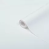d-c-fix papier adhésif pour meuble uni-colore mat Blanc - film autocollant décoratif rouleau vinyle - pour cuisine, porte - décoration revêtement peint stickers collant - 45 cm x 2 m