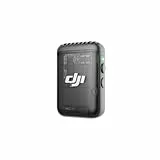 Émetteur DJI Mic 2 (Shadow Black), Microphone sans Fil avec Réduction Intelligente du Bruit, Enregistrement Interne de 14 Heures, Batterie de 6 Heures, Fixation Magnétique, Microphone Bluetooth