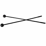 A-Star Batteurs de tête en plastique dur avec poignée en plastique sécurisée pour barre de carillon, métallophone, glockenspiel, xylophone - 2 pièces/paire