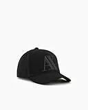 Armani Exchange 3D Rubber Tonal Logo Hat Casquette De Baseball, Noir (Nero-Black 00020), Unique (Taille Fabricant: TU) Homme