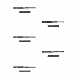 Emuca - Glissières pour tiroir avec roulement à billes 45mm x 300mm, Lot de 5 paires de coulisses à sortie totale, Noir