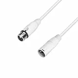 Adam Hall Cables 4 STAR MMF 500 SNOW - Câble microphone XLR femelle vers XLR mâle 5 m