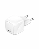 Belkin BoostCharge Chargeur Secteur 30 W (Compact et Portable, USB-C Power Delivery, pour Tous modèles de l'iPhone 16, 15, 14, 13, Samsung Galaxy S24, S23, iPad, AirPods, tablettes, etc., Blanc)