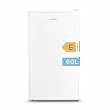 COMFEE' RCU60WH2(E) 60L Mini Congélateur, Monoporte, Température Réglable, Porte Réversible, Silencieux, Pose Libre, Blanc