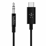 Belkin - Cable Audio 3,5mm USB-C Noir