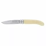 Andre Verdier L'ALPAGE 8,5 cm Couteau pliant à virole - Manche hêtre verni - Lame inox - Fabriqué en France
