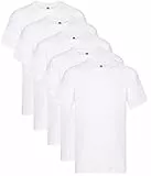 Fruit of the Loom Original T T-Shirt, Blanc, XL (Lot de 5) Homme