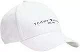 Tommy Hilfiger Casquette Homme TH Established Baseball, Blanc (White), Taille Unique