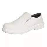 Portwest Mocassin S2, Couleur: Blanc, Taille: 34, FW81WHR34