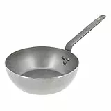 De Buyer - Poêle paysanne en tôle d'acier MINERAL B - 28 cm - Fabriquée en France, Sans PFAS, Anti Adhérence Naturelle, Queue Rivetée et Finition à la Cire d'Abeille, Tous Feux + Flash Four