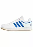 adidas Homme Hoops 3.0 Low Classic Vintage Shoes Chaussures, Cloud White/Royal Blue/Gum, 45 1/3 EU