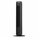 TAURUS – Ventilateur colonne New Babel 50W,Hauteur 86 cm,3 vitesses,Minuterie 2h,Arrêt automatique,Oscillation,Base antidérapante,Sélecteurs rotatifs,Gris