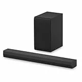 LG DS40T 2.1 Barre de Son (300 W) avec Caisson de Basses sans Fil (Arc, HDMI, Optique, Bluetooth) [2024]