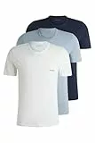HUGO Hommes T-Shirt RN Triplet P Lot de Trois t-Shirts en Jersey de Coton