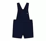 Petit Bateau A0B48 Salopette Courte, Bleu, 3 Ans Bébé_Garçon